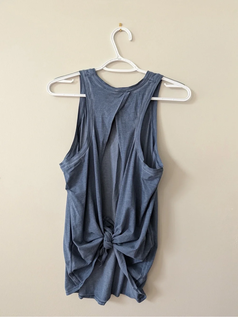lululemon athletica sleeveless tank in slate gray-blue